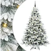 Dirbtinė Sulankstoma Kalėdų Eglutė 210 cm 300 LED Šilta balta