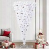 Dirbtinė Kalėdų eglutė su 300 LED Balta 240 cm PVC ir plienas