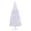 Dirbtinė Kalėdų eglutė su 300 LED Balta 400 cm PVC ir Plienas