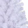 Dirbtinė Kalėdų eglutė su 300 LED Balta 210 cm PVC ir Plienas