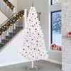 Dirbtinė Kalėdų eglutė su 300 LED Balta 300 cm PVC ir Plienas