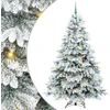 Dirbtinė Sulankstoma Kalėdų Eglutė 210 cm 300 LED Šilta balta