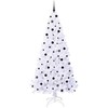 Dirbtinė Kalėdų eglutė su 300 LED Balta 240 cm PVC ir Plienas