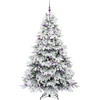 Dirbtinė Sulankstoma Kalėdų Eglutė 210 cm 300 LED Šilta balta