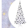 Dirbtinė Kalėdų eglutė su 300 LED Balta 180 cm PVC ir Plienas