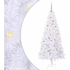 Dirbtinė Kalėdų eglutė su 300 LED Balta 210 cm PVC ir Plienas