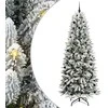 Dirbtinė Kalėdų eglutė su 300 LED s stovu Balta 240 cm