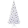 Dirbtinė Kalėdų eglutė su 300 LED Balta 240 cm PVC ir Plienas