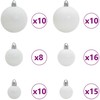 Dirbtinė Kalėdų eglutė su 300 LED Balta 210 cm PVC ir Plienas