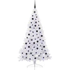 Dirbtinė Kalėdų eglutė su 300 LED Balta 210 cm PVC ir Plienas