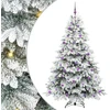 Dirbtinė Sulankstoma Kalėdų Eglutė 210 cm 300 LED Šilta balta