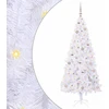 Dirbtinė Kalėdų eglutė su 300 LED Balta 180 cm PVC ir Plienas