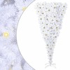 Dirbtinė Kalėdų eglutė su 300 LED Balta 240 cm PVC ir plienas