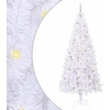 Dirbtinė Kalėdų eglutė su 300 LED Balta 240 cm PVC ir Plienas
