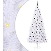Dirbtinė Kalėdų eglutė su 300 LED Balta 240 cm PVC ir Plienas