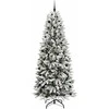 Dirbtinė Kalėdų eglutė su 300 LED s stovu Balta 240 cm