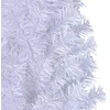 Dirbtinė Kalėdų eglutė su 300 LED Balta 180 cm PVC ir Plienas