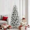 Dirbtinė Kalėdų eglutė su 300 LED s stovu Balta 180 cm