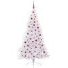 Dirbtinė Kalėdų eglutė su 300 LED Balta 210 cm PVC ir Plienas