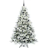 Dirbtinė Sulankstoma Kalėdų Eglutė 210 cm 300 LED Šilta balta