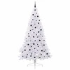 Dirbtinė Kalėdų eglutė su 300 LED Balta 240 cm PVC ir Plienas