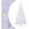 Dirbtinė Kalėdų eglutė su 300 LED Balta 240 cm PVC ir Plienas