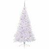Dirbtinė Kalėdų eglutė su 300 LED Balta 210 cm PVC ir Plienas
