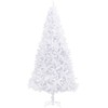 Dirbtinė Kalėdų eglutė su 300 LED Balta 300 cm PVC ir Plienas
