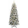 Dirbtinė Kalėdų eglutė su 300 LED Balta 93 x 93 x 240 cm