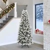 Dirbtinė Kalėdų eglutė su 300 LED s stovu Balta 240 cm