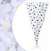 Dirbtinė Kalėdų eglutė su 300 LED Balta 240 cm PVC ir plienas