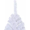 Dirbtinė Kalėdų eglutė su 300 LED Balta 210 cm PVC ir Plienas