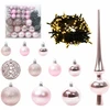 Dirbtinė Kalėdų eglutė su 300 LED Balta 180 cm PVC ir Plienas
