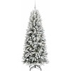 Dirbtinė Kalėdų eglutė su 300 LED s stovu Balta 180 cm
