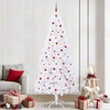 Dirbtinė Kalėdų eglutė su 300 LED Balta 240 cm PVC ir Plienas