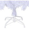 Dirbtinė Kalėdų eglutė su 300 LED Balta 240 cm PVC ir Plienas