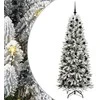 Dirbtinė Kalėdų eglutė su 300 LED s stovu Balta 180 cm