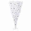 Dirbtinė Kalėdų eglutė su 300 LED Balta 240 cm PVC ir plienas