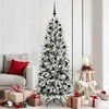 Dirbtinė Kalėdų eglutė su 300 LED s stovu Balta 180 cm