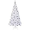 Dirbtinė Kalėdų eglutė su 300 LED Balta 210 cm PVC ir Plienas