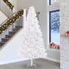 Dirbtinė Kalėdų eglutė su 300 LED Balta 300 cm PVC ir Plienas