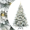 Dirbtinė Sulankstoma Kalėdų Eglutė 210 cm 300 LED Šilta balta
