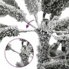 Dirbtinė Kalėdų eglutė su 300 LED s stovu Balta 210 cm