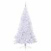 Dirbtinė Kalėdų eglutė su 300 LED Balta 210 cm PVC ir Plienas