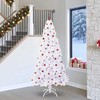 Dirbtinė Kalėdų eglutė su 300 LED Balta 240 cm PVC ir Plienas
