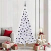 Dirbtinė Kalėdų eglutė su 300 LED Balta 210 cm PVC ir Plienas