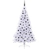 Dirbtinė Kalėdų eglutė su 300 LED Balta 210 cm PVC ir Plienas