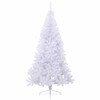 Dirbtinė Kalėdų eglutė su 300 LED Balta 210 cm PVC ir Plienas