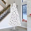 Dirbtinė Kalėdų eglutė su 300 LED Balta 300 cm PVC ir Plienas