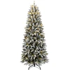 Dirbtinė Kalėdų eglutė su 300 LED lempučių ir sniegu, 180cm